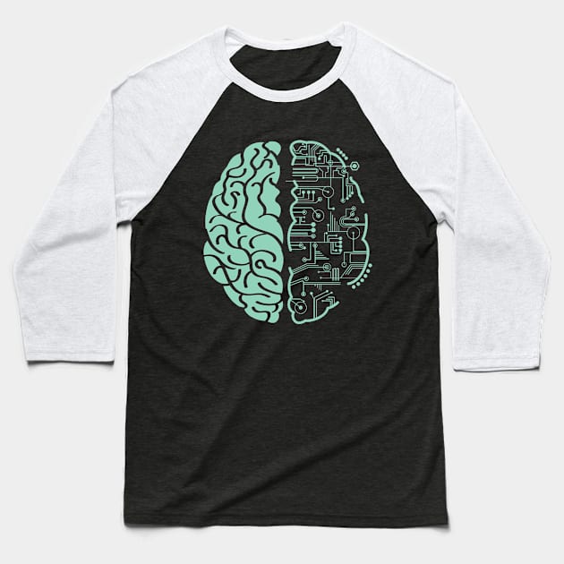 Techie Mind Baseball T-Shirt by ThyShirtProject - Affiliate